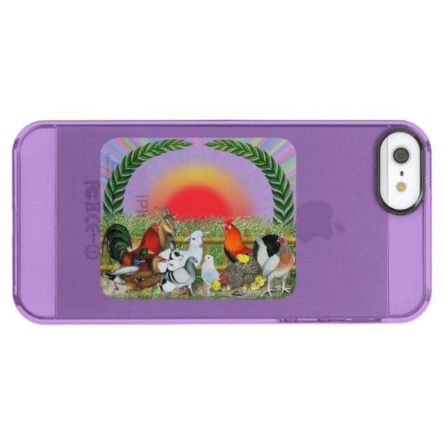 Farm Animals Uncommon iPhone Case (Back Horizontal)