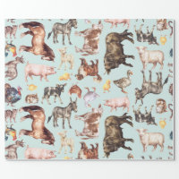 Adorable Highland Cow Wrapping Paper