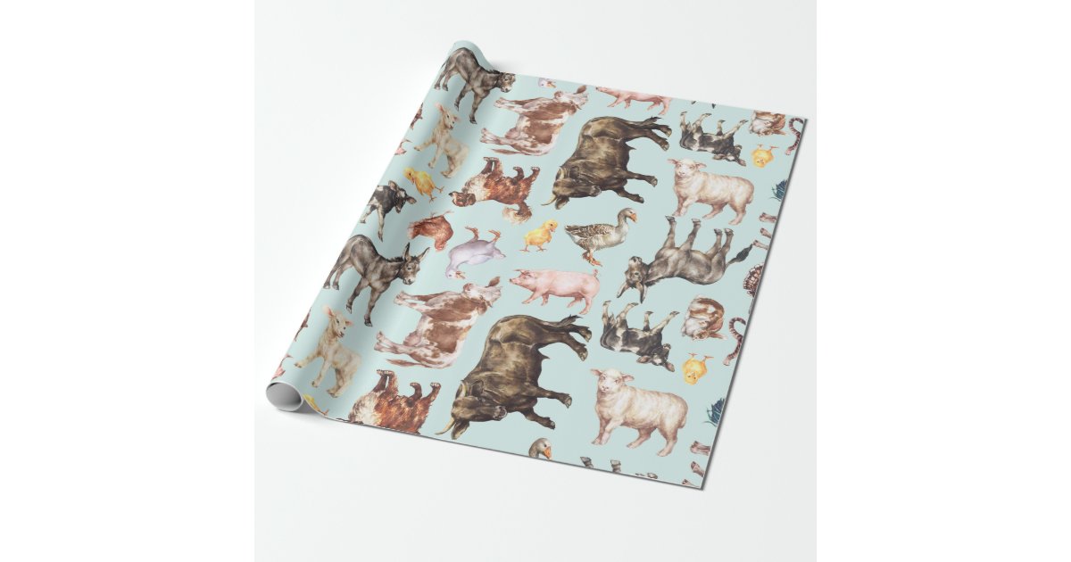 Adorable Highland Cow Wrapping Paper