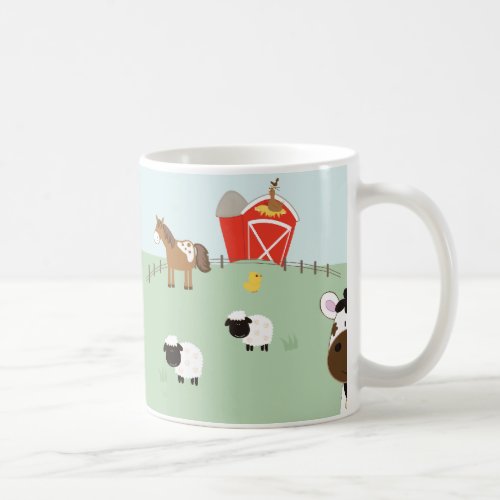 Farm Babies Barnyard Custom Photo Mug