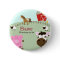 Farm Babies NAME TAG Personalized Button