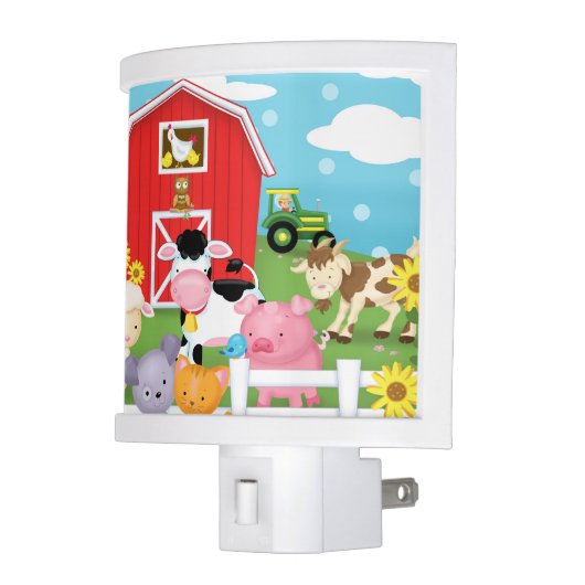 Farm Baby Night Light (Left)