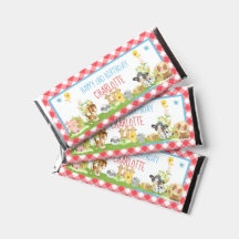 Farm Barnyard Animal Birthday Party Personalized  