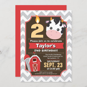 Farm Birthday Invitation