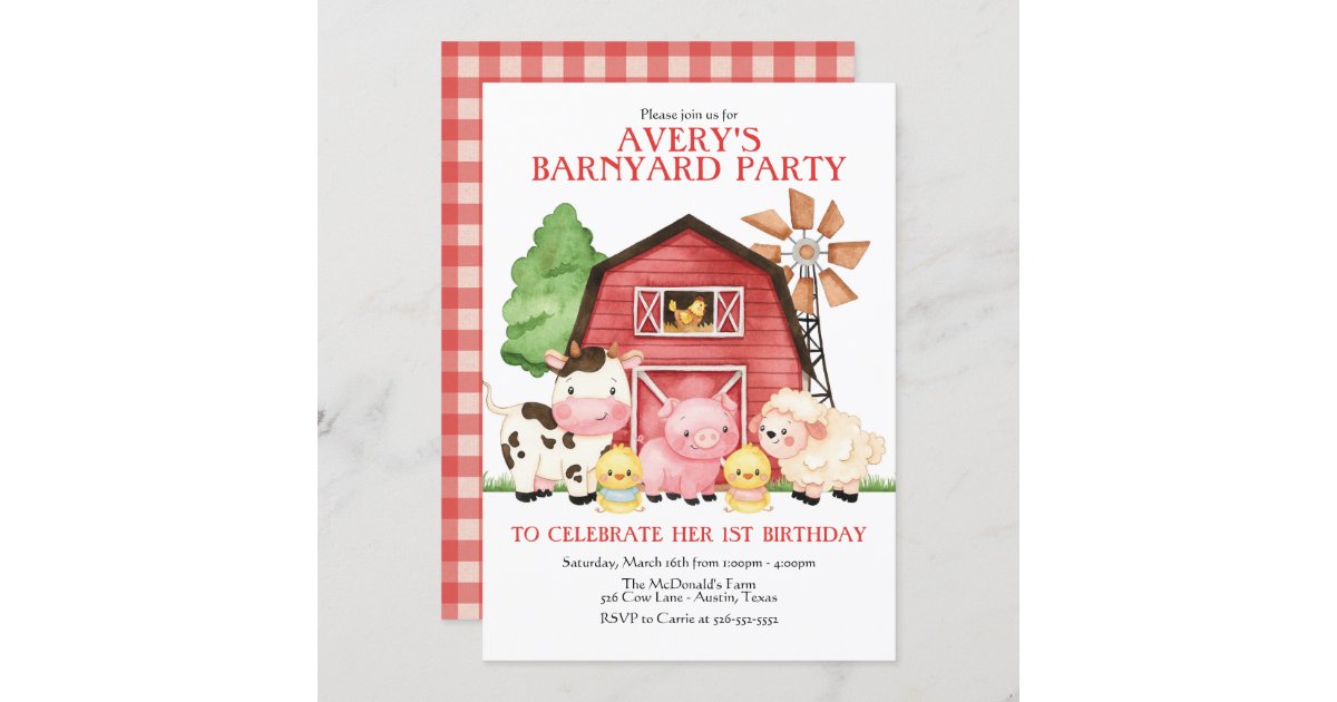 My Kids' Joint Barnyard Farm Birthday Party - Party Ideas