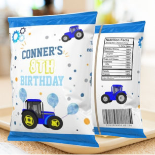 Farm Birthday Party Favor Tractor Theme Giveaways Flyer