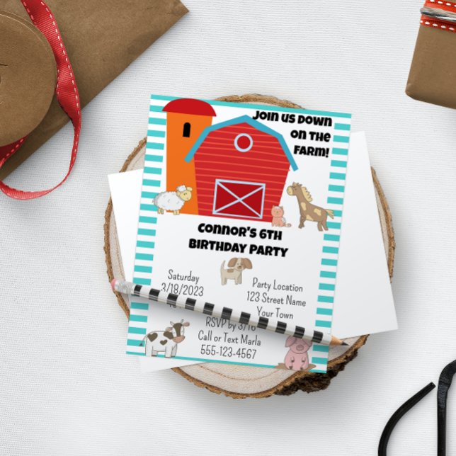 Farm Birthday Party Invitation (Creator Uploaded)