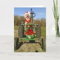 Farm Blessing Christmas Holiday Card