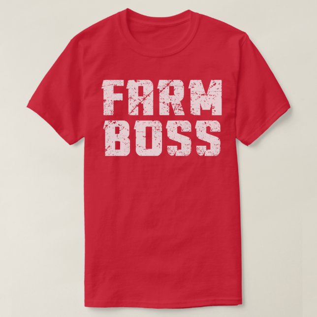 Farm Boss T-Shirt (Design Front)
