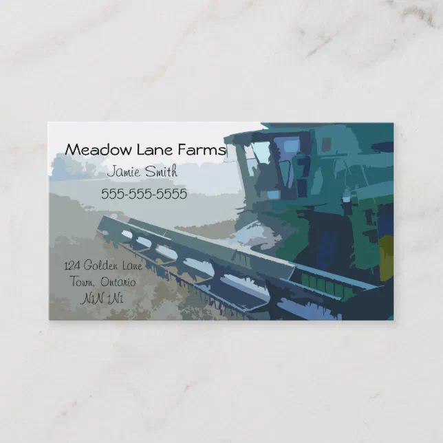 Farm Business Card | Zazzle