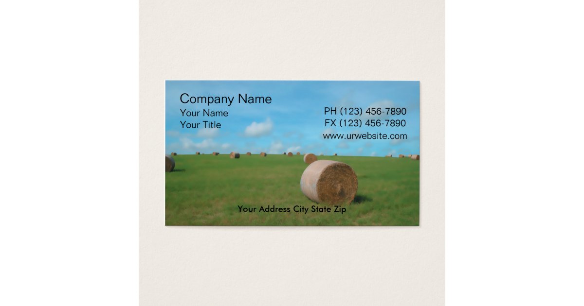 Farm Business Card | Zazzle.com