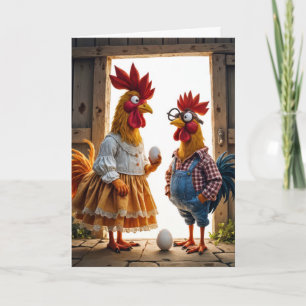 Farm Chicken Birthday Humor Card