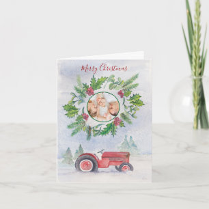 Farm Christmas Cards   Family Photo