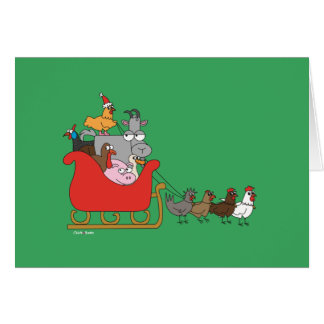 Chicken Christmas Cards | Zazzle