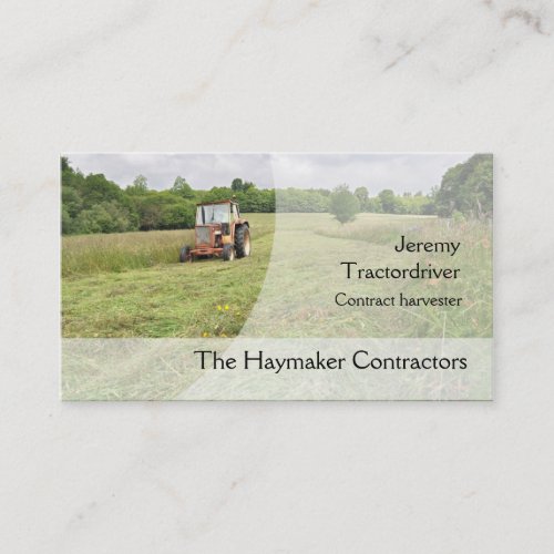 Farm Contractor business card