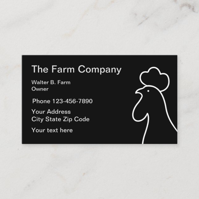 Farm Country Store Business Card (Front)