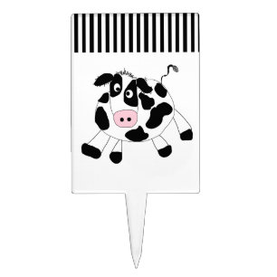 Farm Cow Cake Topper