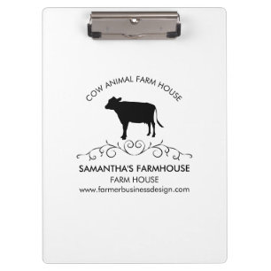 Farm Cow Premium  Clipboard