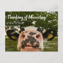 farm cow referral real estate marketing sell postcard