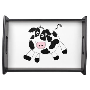 Farm Cow Serving Tray