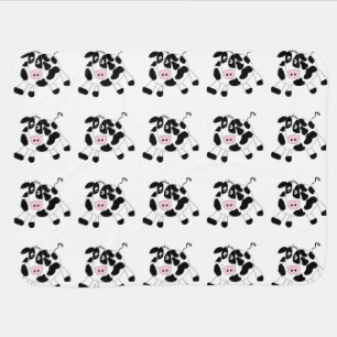 Farm Cow Stroller Blanket
