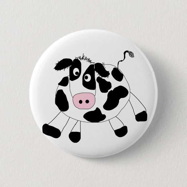 Farm Cow Tshirts and Gifts Button (Front)