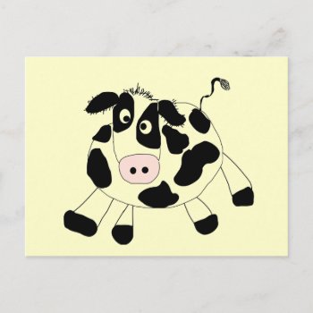 Farm Cow Tshirts And Gifts Postcard by toddlersplace at Zazzle