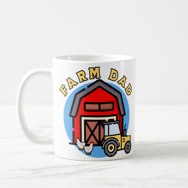 Farm Dad Coffee Mug (Left)