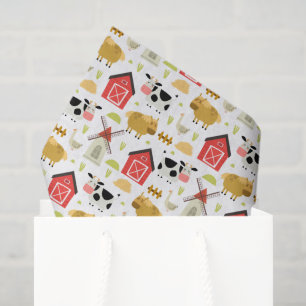 Farm Decoupage Tissue Paper