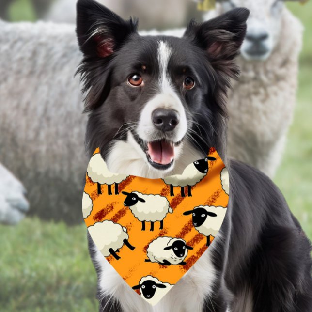 Farm Dog Sheep Bandana (Farmer's Dog Sheep Bandana)
