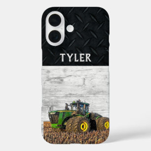 Farm Equipment Tractor Name Farmer Tillage iPhone 16 Case