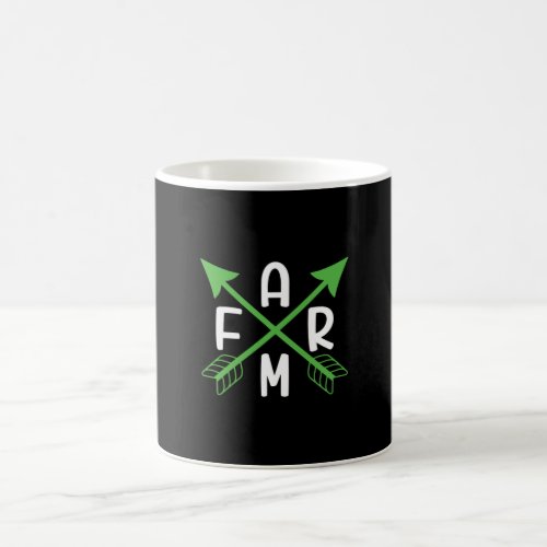 FARM FARM ARROW SIGN FARM LIFE COFFEE MUG