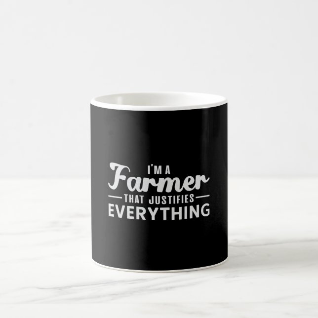 Farm Farmer Agriculture Farming Funny Tractor Gift Coffee Mug (Center)