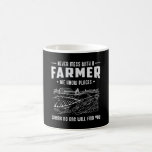 Farm Farmer Farming Agriculture Funny Tractor Gift Coffee Mug at Zazzle