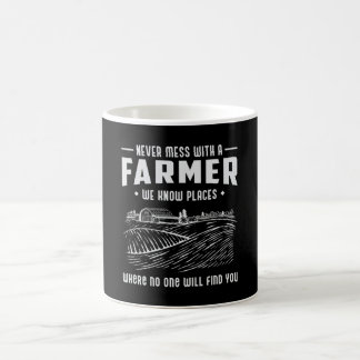 Farm Farmer Farming Agriculture Funny Tractor Gift Coffee Mug