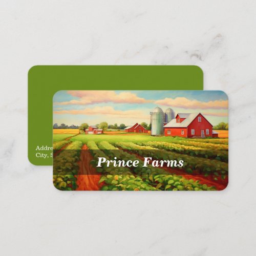 Farm  Farmer  Farming Business Card