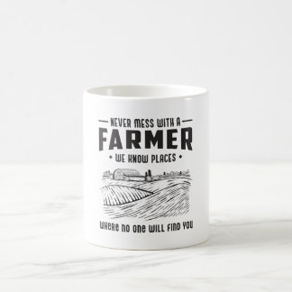 Farm Farming Agriculture Funny Tractor Gift Idea Coffee Mug