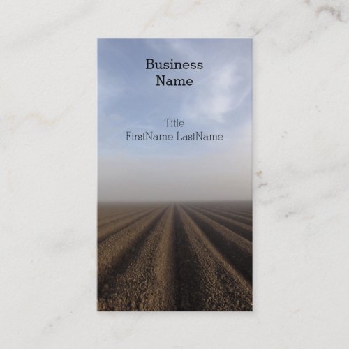 Farm field business card