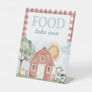 Farm Food Table Sign