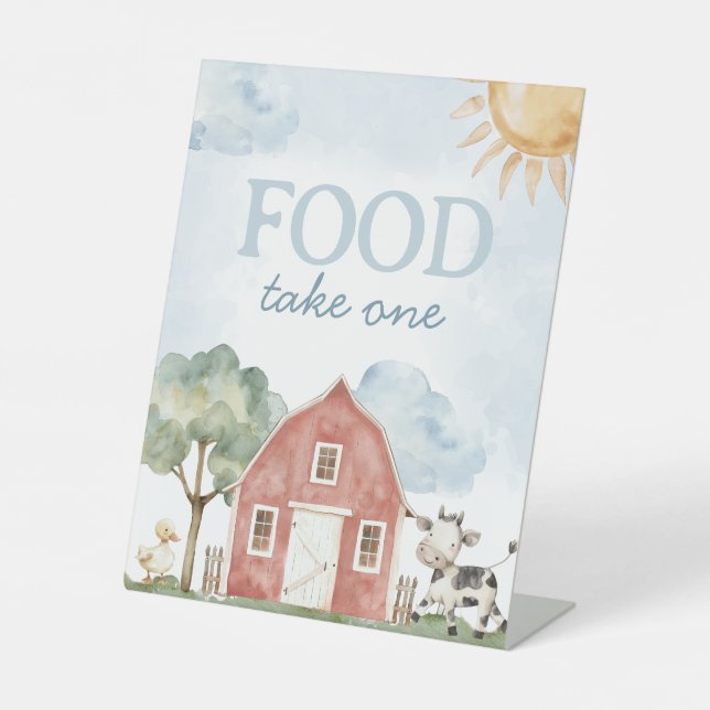 Farm Food Table Sign (Front)