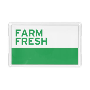 Farm Fresh Acrylic Tray