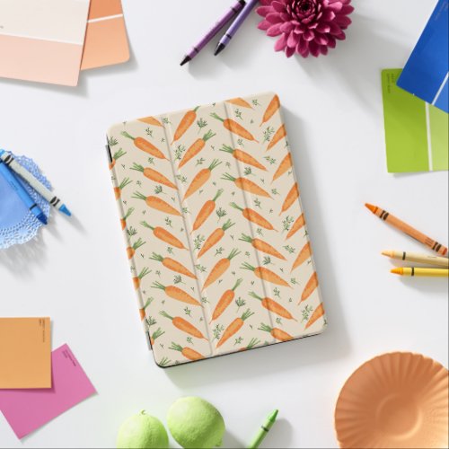 Farm_Fresh Carrot Herringbone Pattern iPad Air Cover