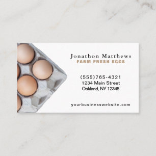 Farm Fresh Chicken Eggs Business Card