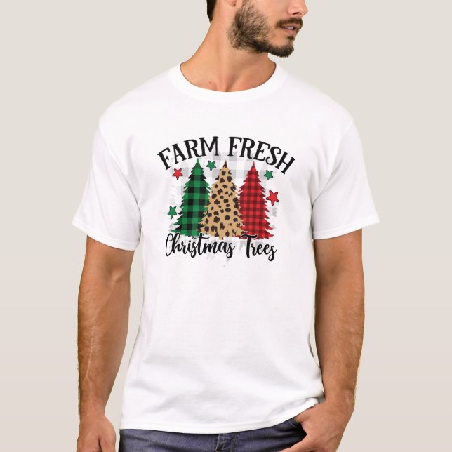 Farm Fresh Christmas Tiers  T-Shirt (Front)