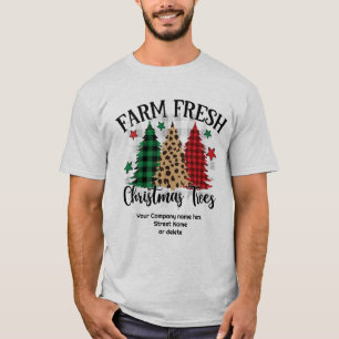 Farm fresh Christmas Trees, Modern and simple T-Shirt