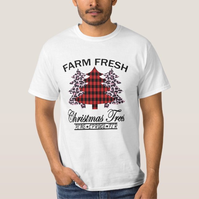 Farm Fresh Christmas Trees T-Shirt (Front)