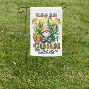 FARM FRESH CORN - SEE BACK GARDEN FLAG