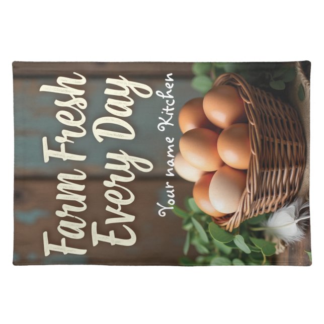 Farm Fresh Country Style Table Mat (Front)