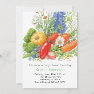 Farm-Fresh Delight Baby Shower Invitation