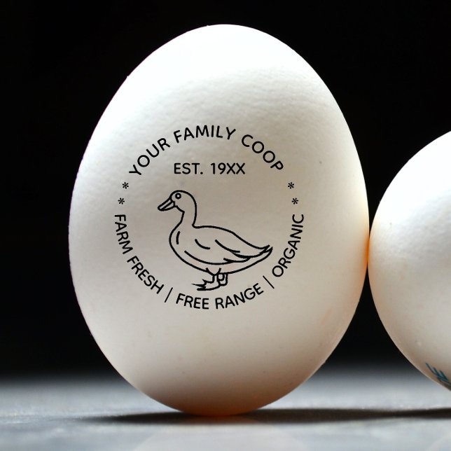 Farm Fresh Duck Eggs Rubber Stamp (Creator Uploaded)